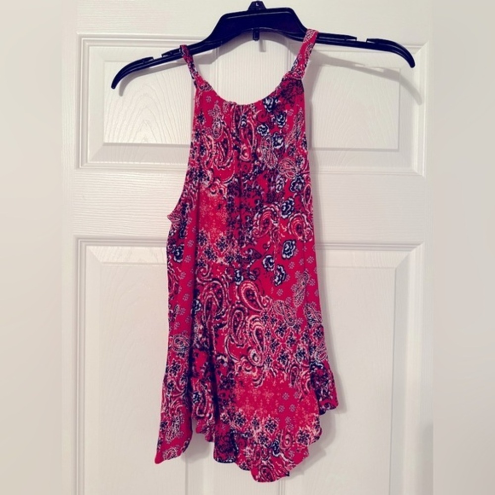 Maurice’s Red Paisley Women's Top